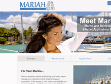 Tablet Screenshot of meetmariah.com